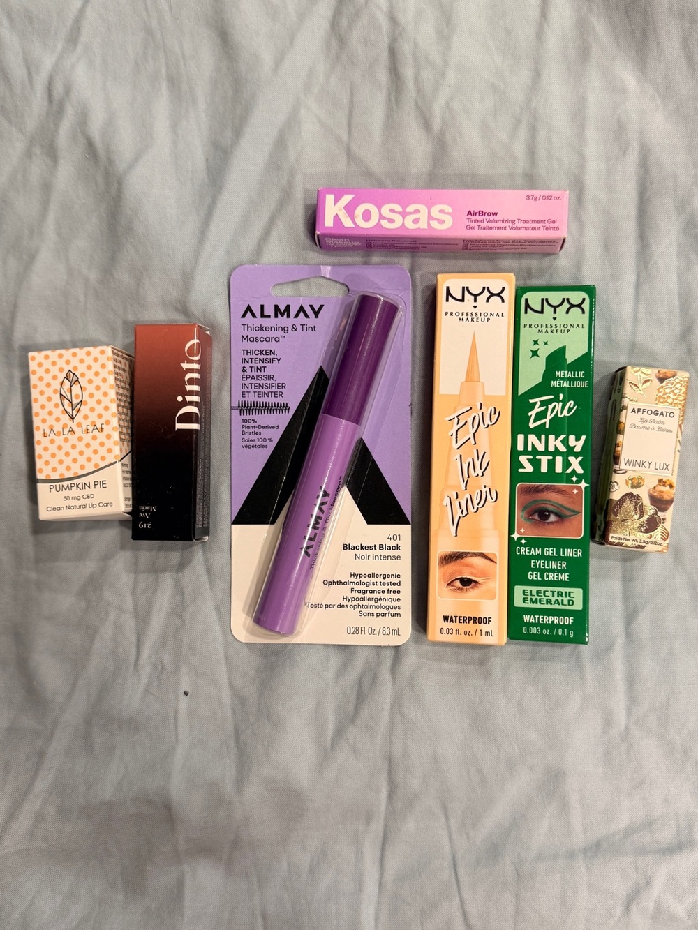 Makeup bundle ( kosas, nyx, almay, lala leaf, winky lux , dinto )